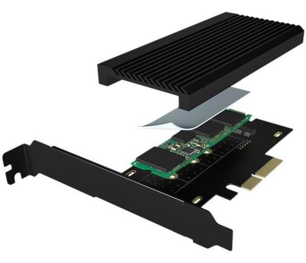 ICYBOX Karta PCI na M.2 SSD NVMe IB-PCI208-HS z radiatorem - 662185 - zdjęcie 5